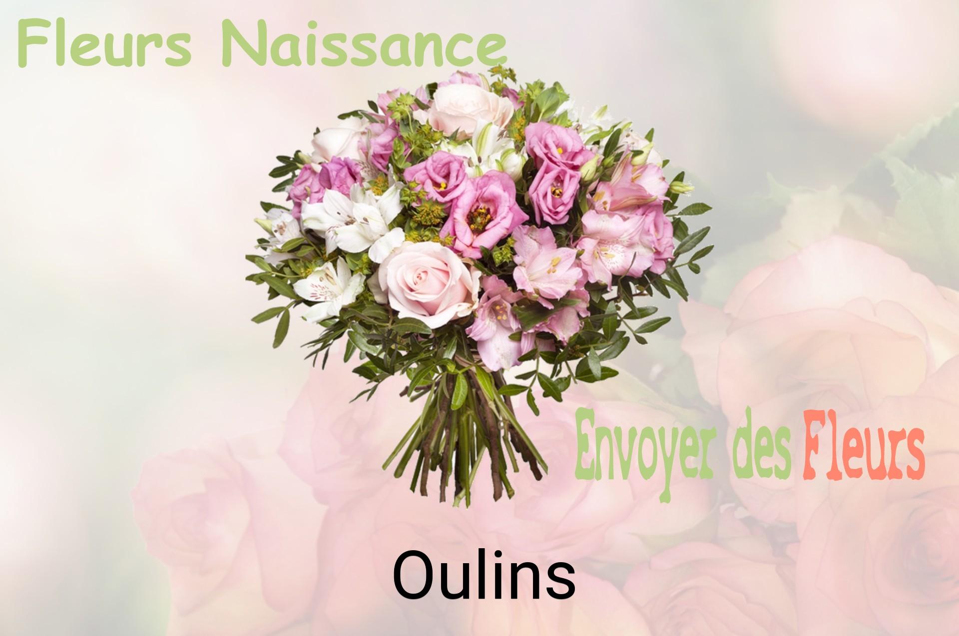 Bouquet de fleurs de naissance livré à Oulins